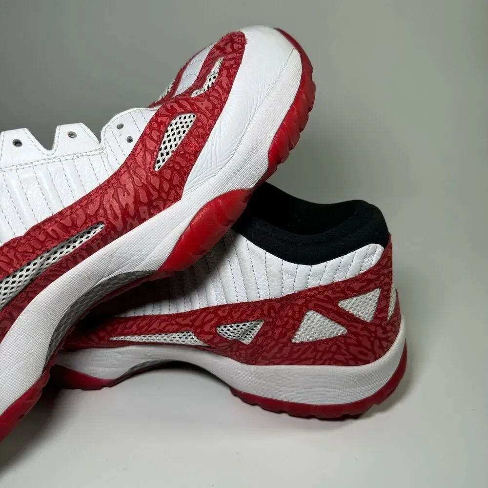 Air Jordan 11 Retro IE Low Gym Red Mens Size 18 Red White 919712-101 Basketball